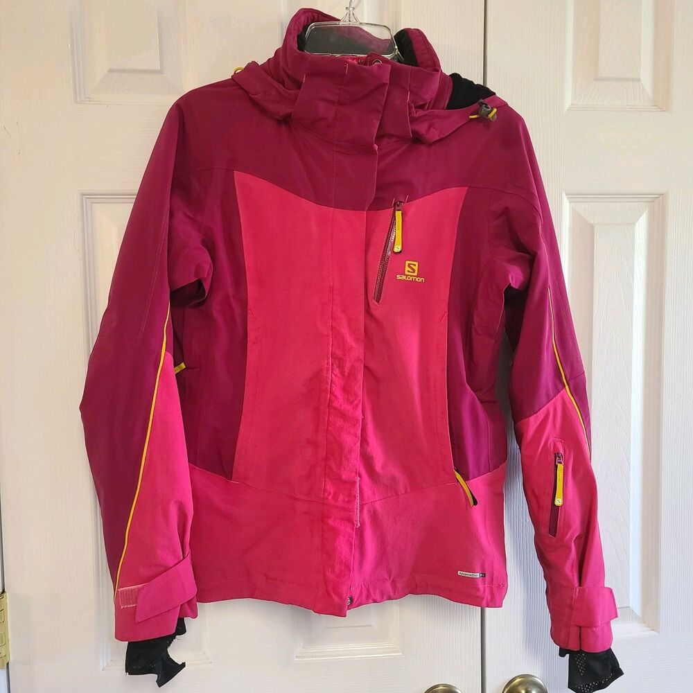 Salomon Pink Women's AdvancedSkin Dry 20K Insulated Jacket Size XS Extra Small